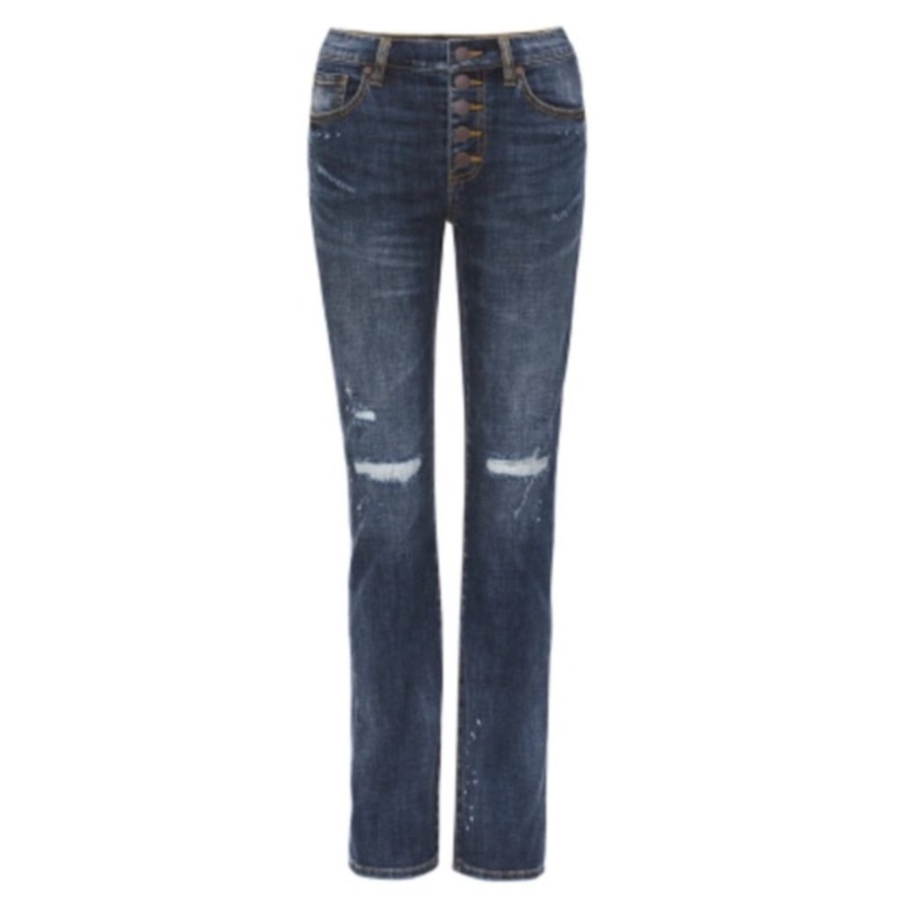 Button Fly Straight Leg Jean - cabi Spring '22